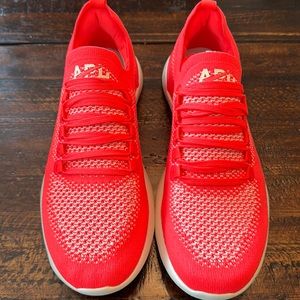 APL Pink Knit Slip-On Sneakers